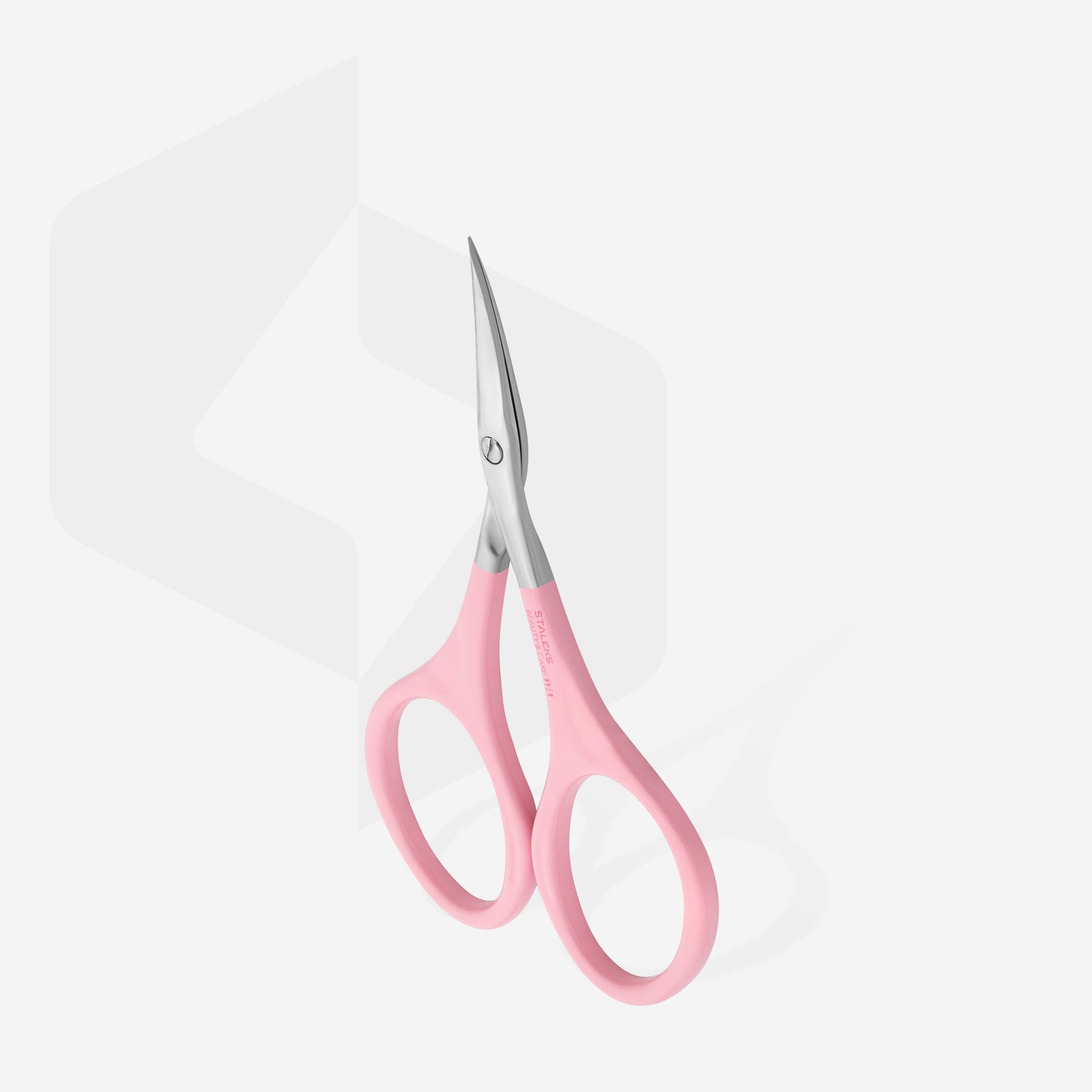 Růžové nůžky na kůžičku BEAUTY & CARE 11 TYP 1 - STALEKS