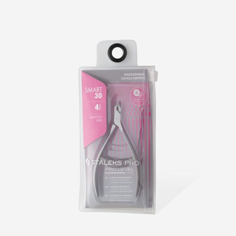 Professional cuticle nippers SMART 30 4 mm - STALEKS