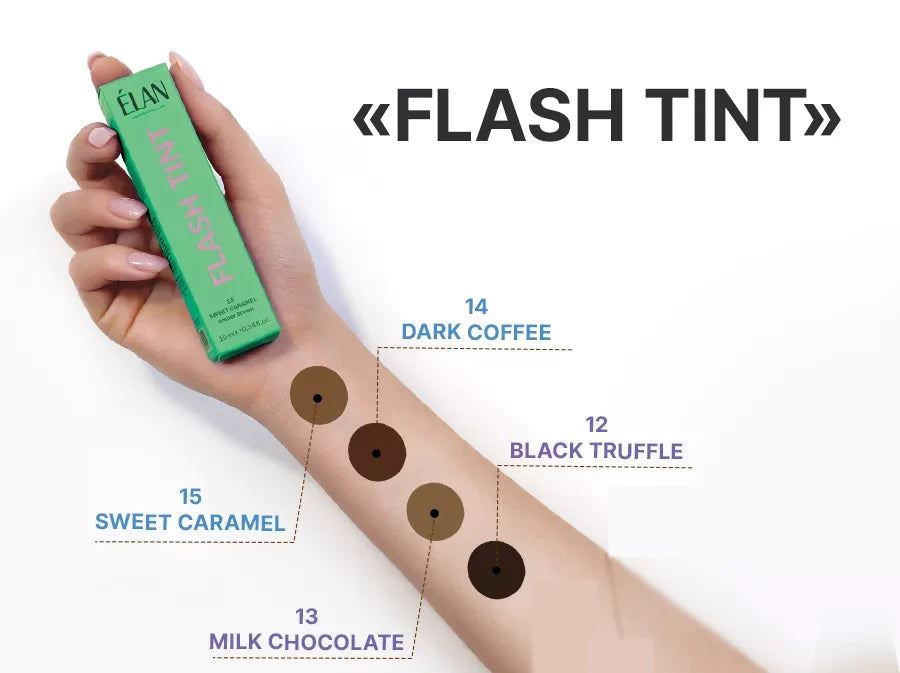 ELAN FLASH TINT 13 Augenbrauenfarbe Milchschokolade