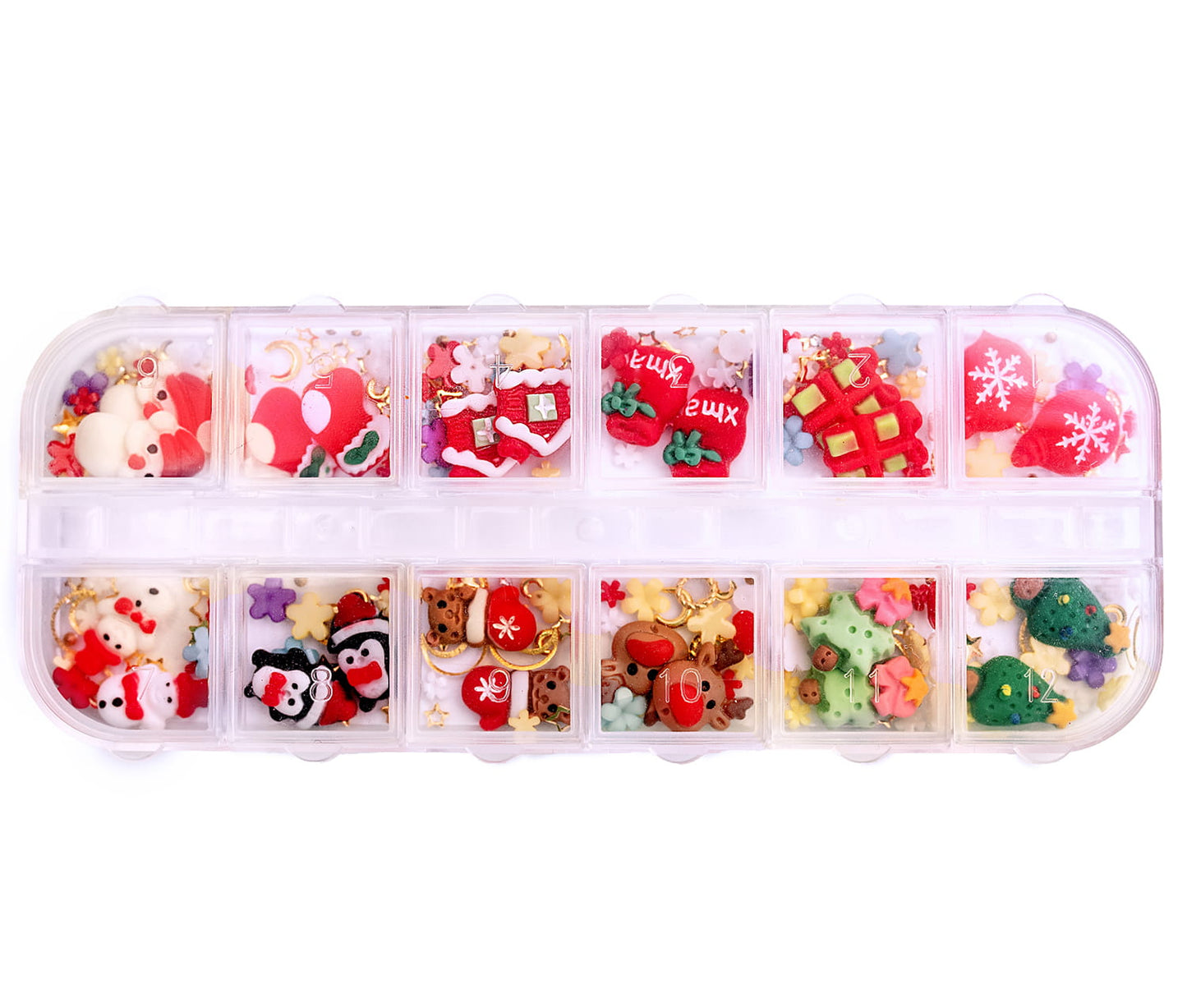 Vánoční ozdoby na obličej