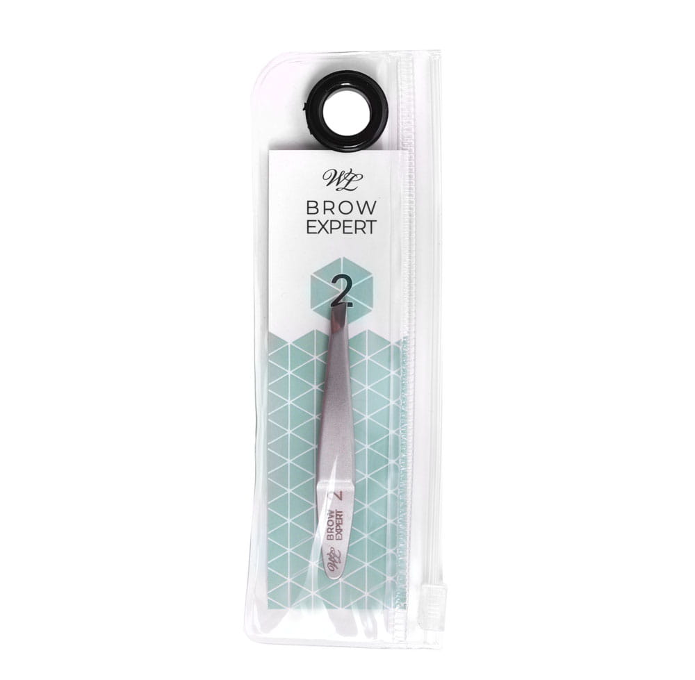 Brow Expert 2 (mini) - Eyebrow tweezer - small, slant