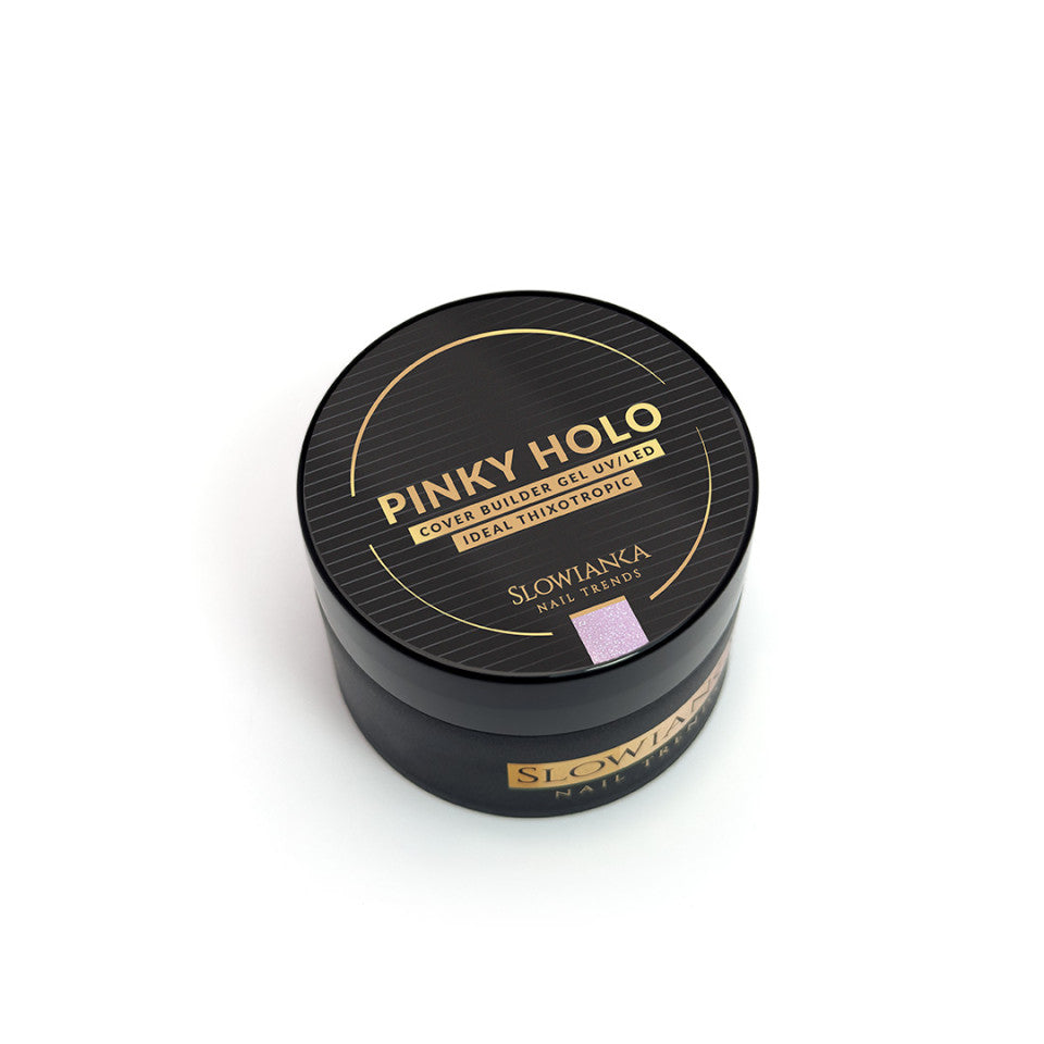 Slowianka Stavební gel PINKY HOLO COVER - ideální tixotropní 15g