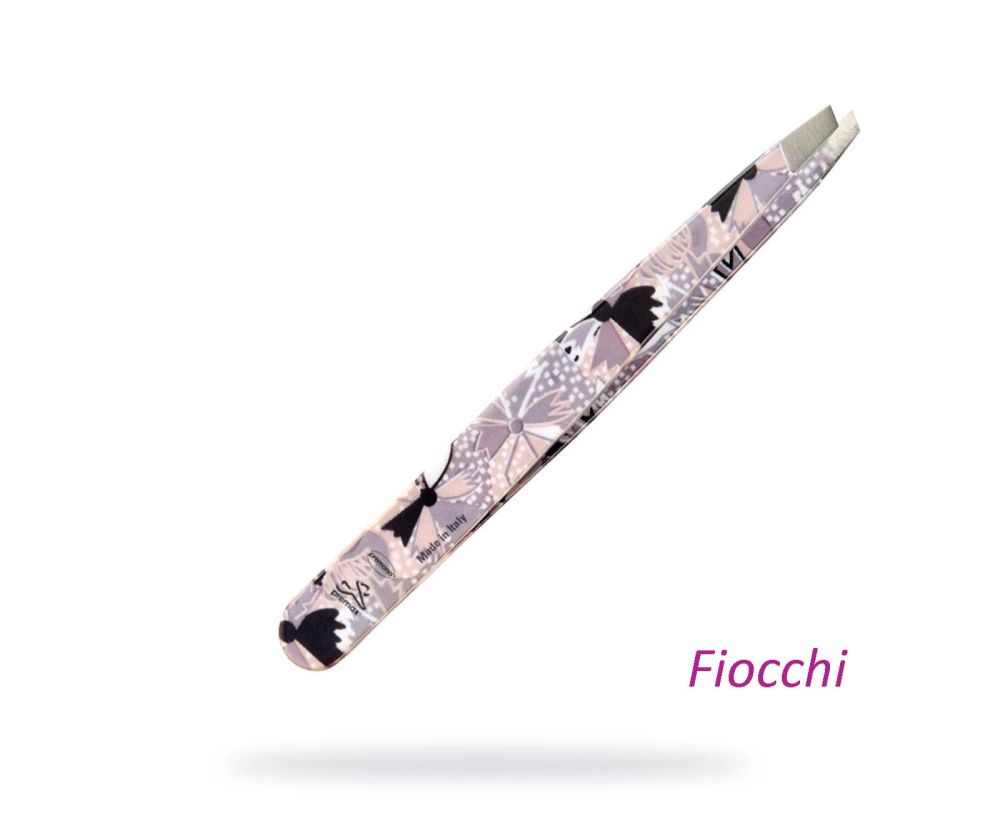 Zdobená pinzeta se zkosenou špičkou - Aqua PREMAX