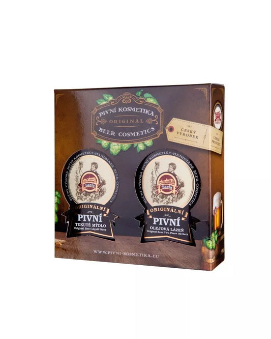 BEER LIQUID SOAP + BEER OIL BATH - 500 ML