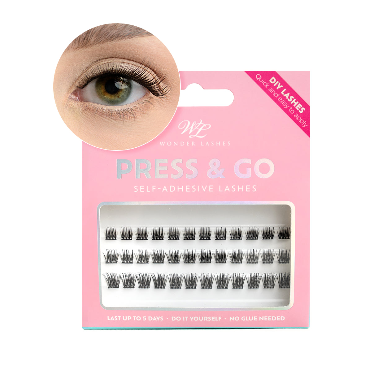 PRESS & GO Natural - DIY Self-Adhesive Eyelashes