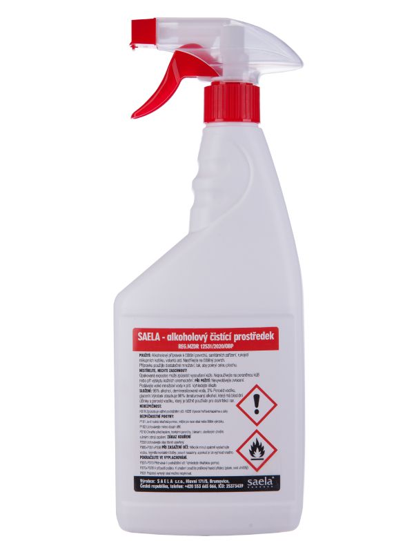 SAELA - čistič povrchů na alkoholové bázi - 750 ml