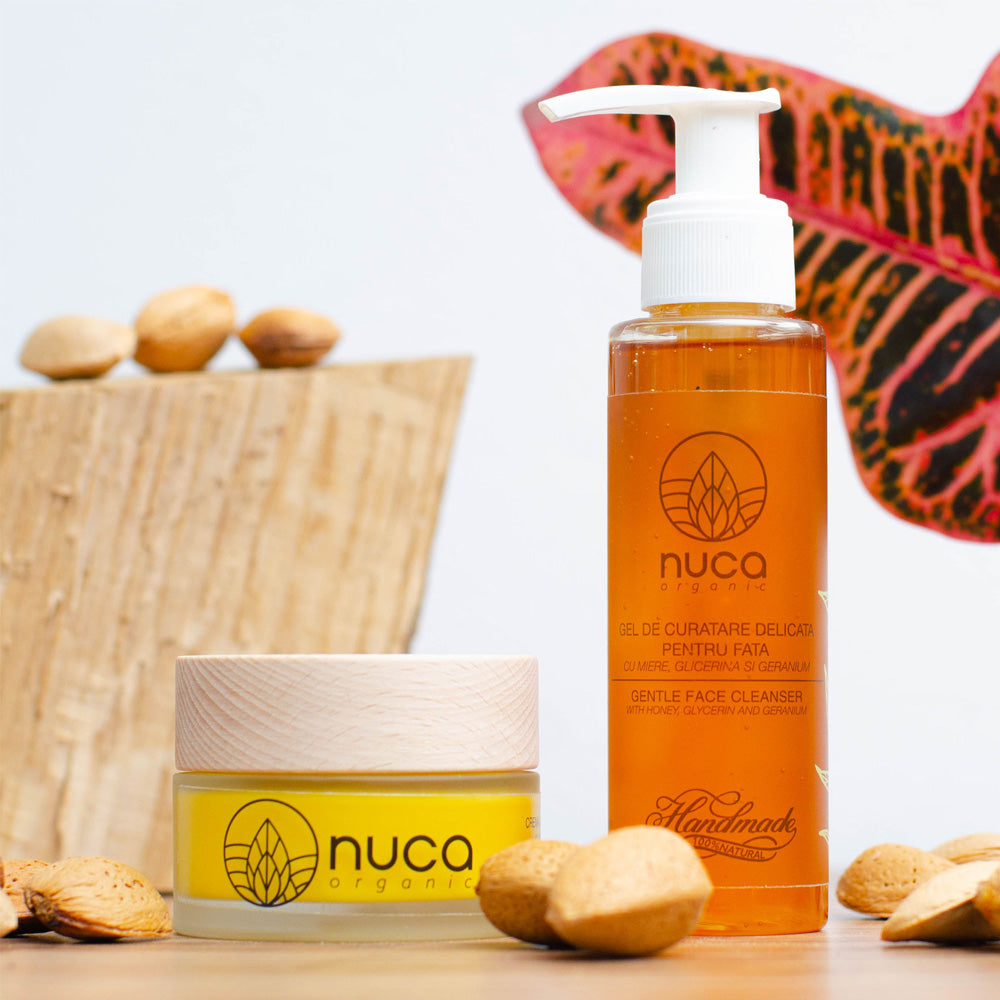 Sada krému proti stárnutí pleti – 50 ml a čisticího gelu na obličej – 100 ml