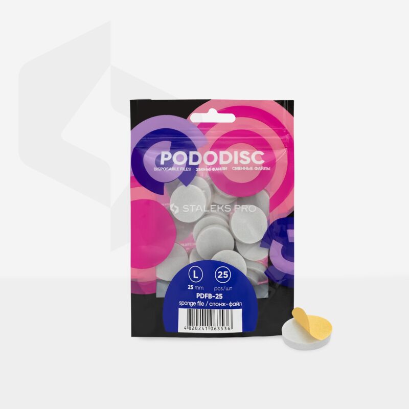 Disposable files-sponges for pedicure disc PODODISC L EXPERT 25 (25 pcs) - STALEKS