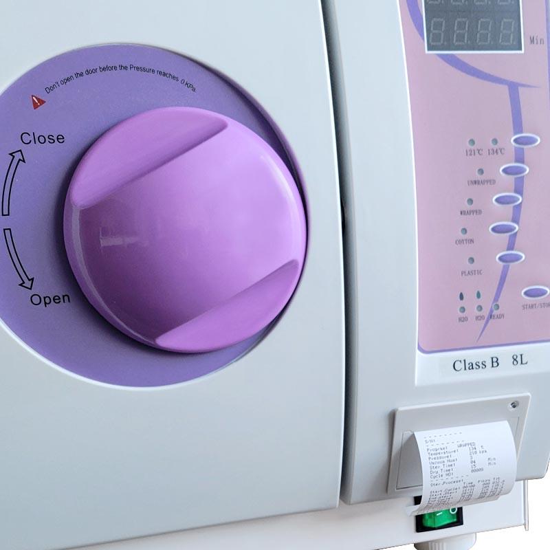 Medical autoclave class B 8L SUN8-II + printer