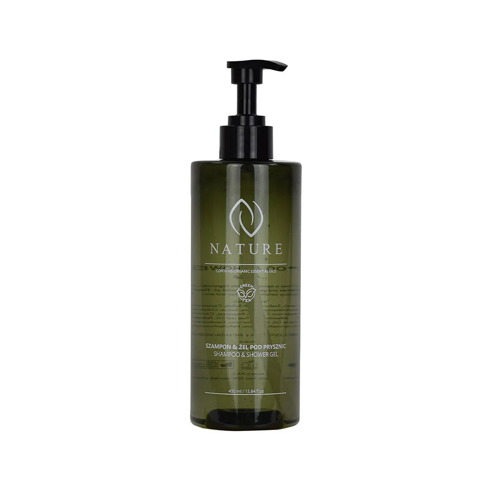 Shampoo & Shower Gel 2in1 Green Hotel Dispenser – 450 ml