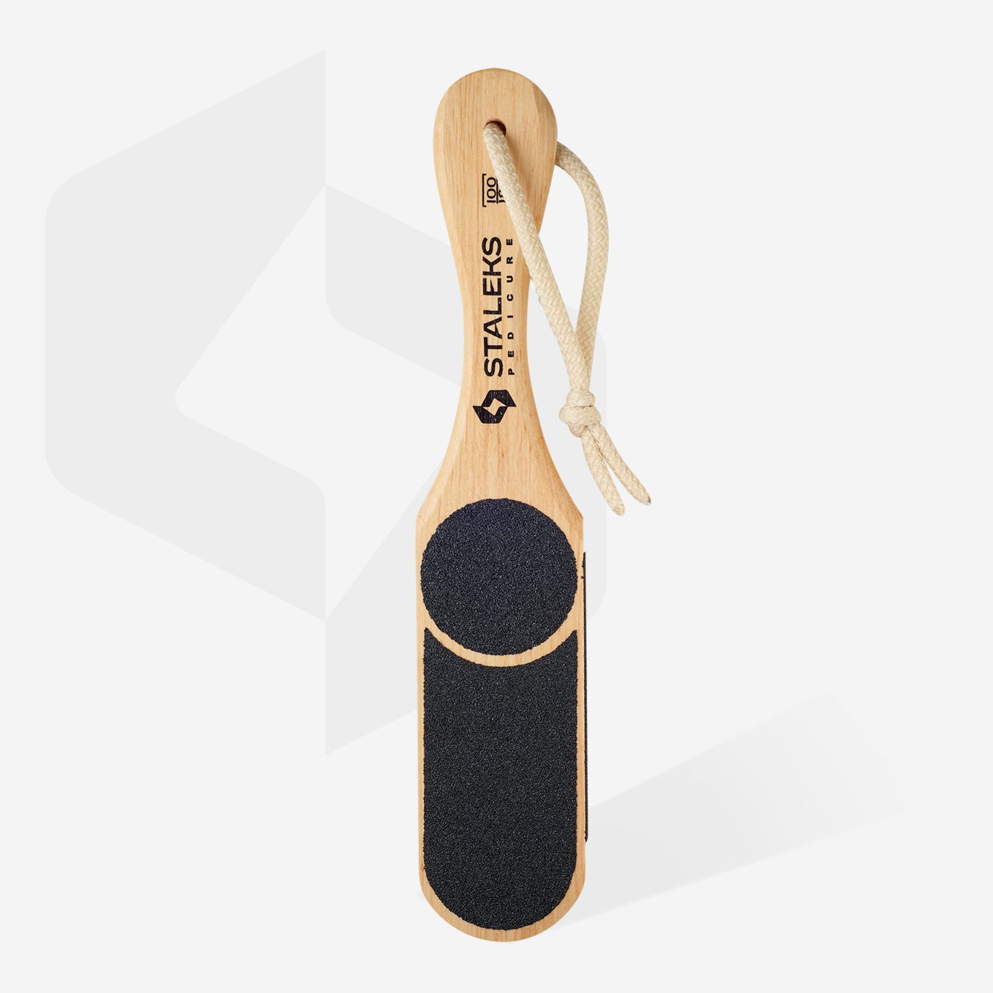 Wooden foot file BEAUTY & CARE 10 TYPE 3 60/80/100/120 grit - STALEKS