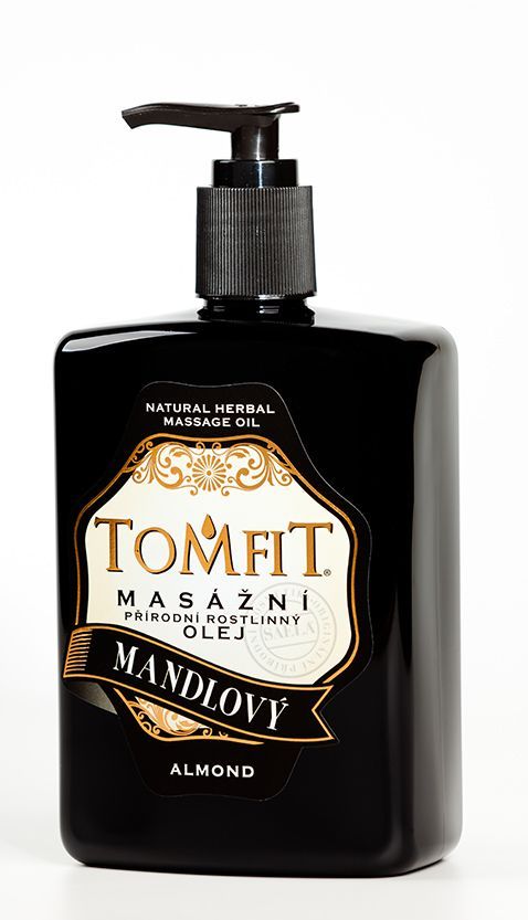 TOMFIT masážní přírodní rostlinný olej - MANDLE 500 ml