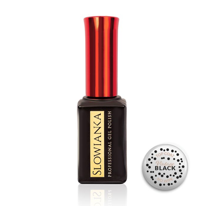 SLOWIANKA Vrchní lak bez otírání Vintage Black 10g