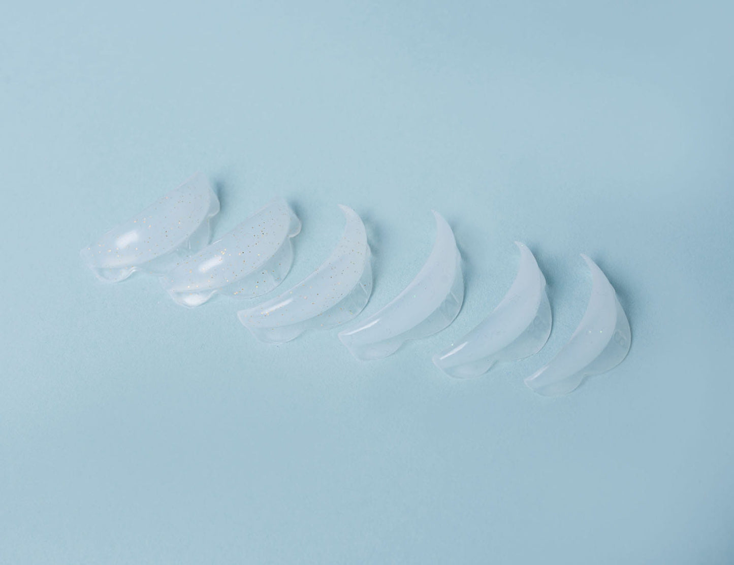 Silicone glitter pads Clouds