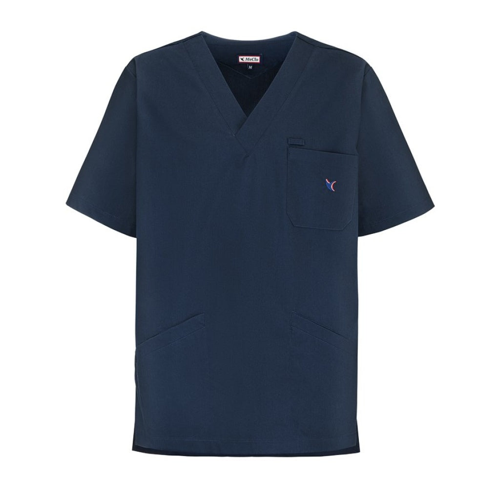 Meclo Herren Arztkittel Marineblau GARY