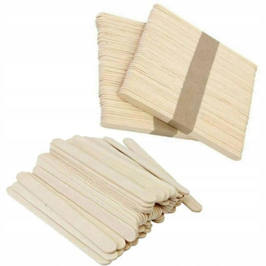100 x Wachsspatel aus Holz ProjectLashes 11,5cm*9mm