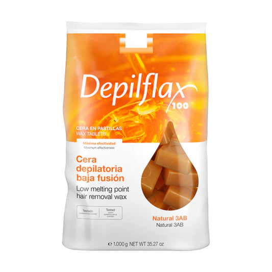 DEPILFLAX TVRDÝ VOSK BEZ PRUHÁKŮ NA DEPILACI 1KG PŘÍRODNÍ