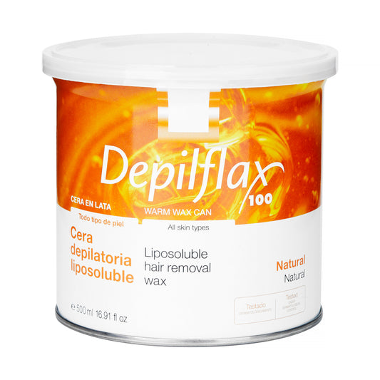 DEPILFLAX DEPILAČNÍ VOSK NÁDOBKA 500ML PŘÍRODNÍ