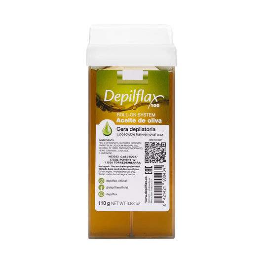 Depilflax 100 depilační vosk role olivový 110 g
