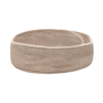 Beige terry headband