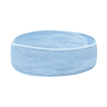 Blue terry headband