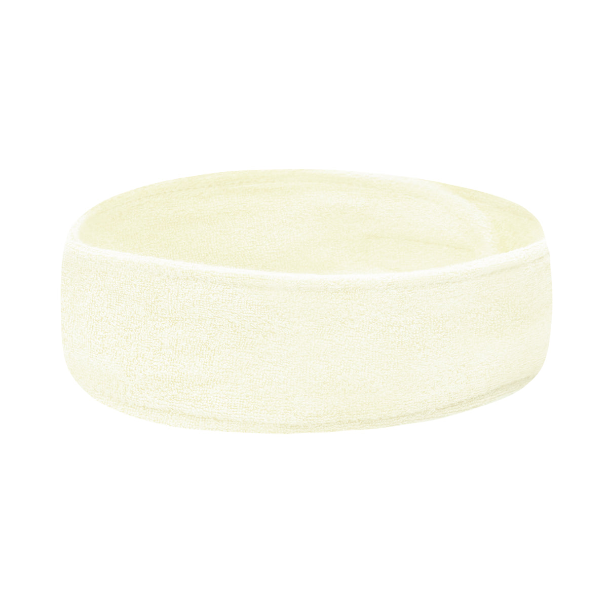 Cream terry headband