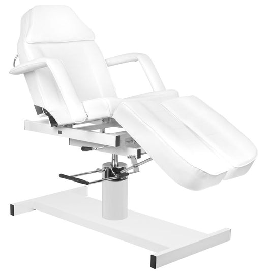 Hydraulické kosmetické křeslo. Pedi bílá 210C