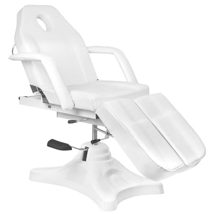 Hydraulické kosmetické křeslo. Pedi bílá 234C