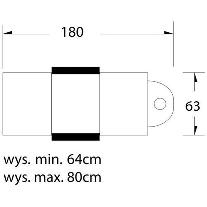 Hydraulischer Kosmetikstuhl. A 234C Pedi weiß
