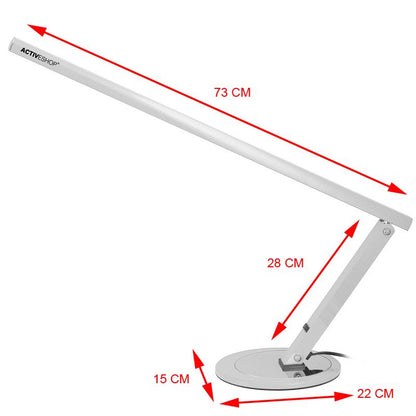 Tenká 20W hliníková stolní lampa