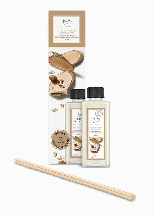 Diffuser refill ESSENTIALS cedar wood (200 ml)