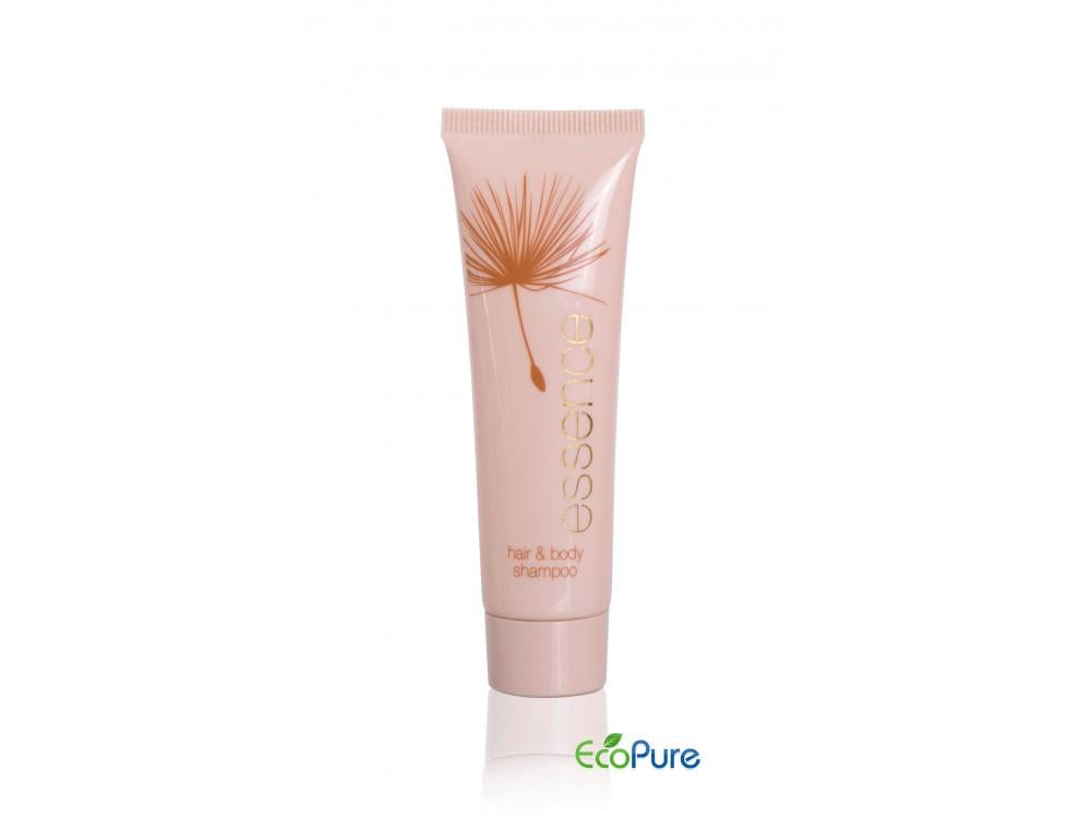 Hair & body shampoo in tube, 35 ml, Essence