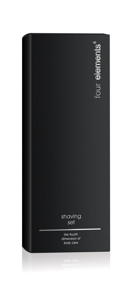 Sada na holení v papírové krabičce, čtyři prvky