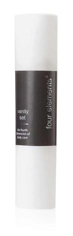 Vanity set in acetate roll, Four Elements