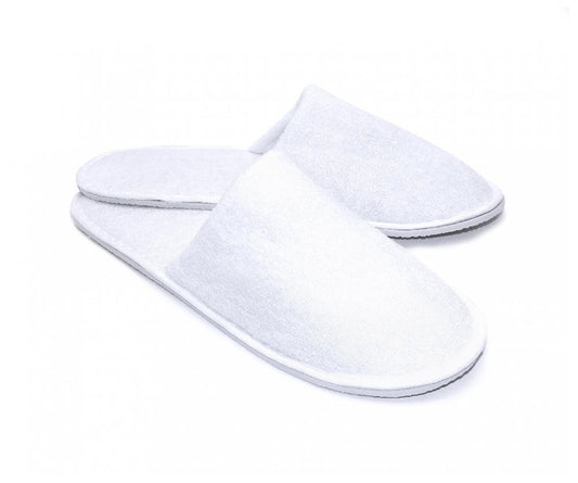 Terry slippers with closed toe, 28 cm