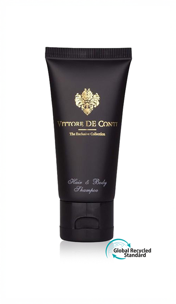 Hair & body shampoo in tube, 40 ml, Vittore De Conti