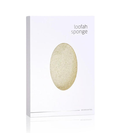 Lufa houbička v papírové krabičce, bílé doplňky