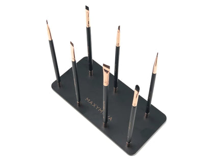 Maxym's set of 7 magnetic brushes + stand + cosmetic bag