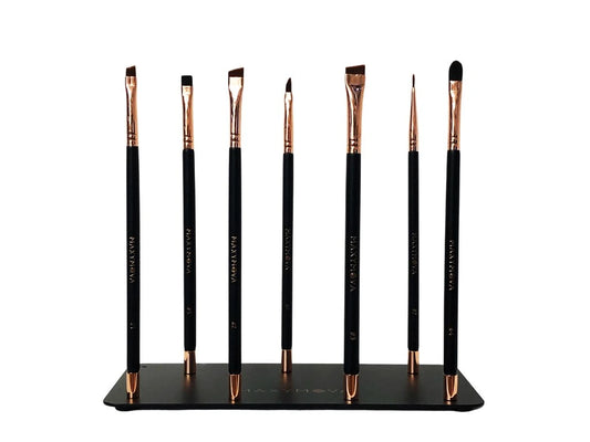 Maxym's set of 7 magnetic brushes + stand + cosmetic bag