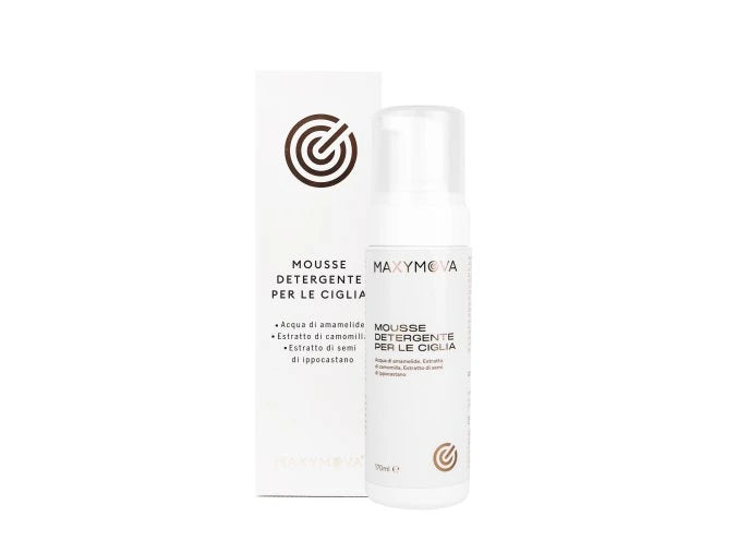 Maxyms Reinigungschaum für Wimpern und Augenbrauen – Flasche mit Pumpspender