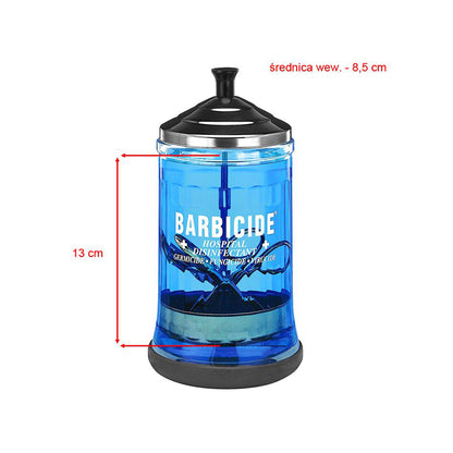 Barbicidní skleněná nádoba na dezinfekci, 750 ml