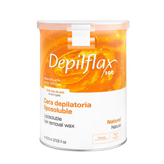Depilflax 100 depilační vosk, přírodní, plechovka 800 ml