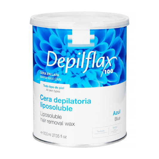 DEPILFLAX DEPILAČNÍ VOSK NÁDOBKA 800ML AZULEN