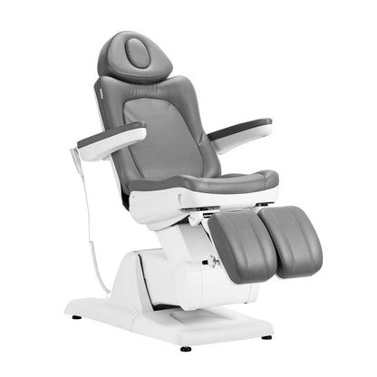 Elektrické kosmetické křeslo Azzurro 870S pedi 3 motory šedé