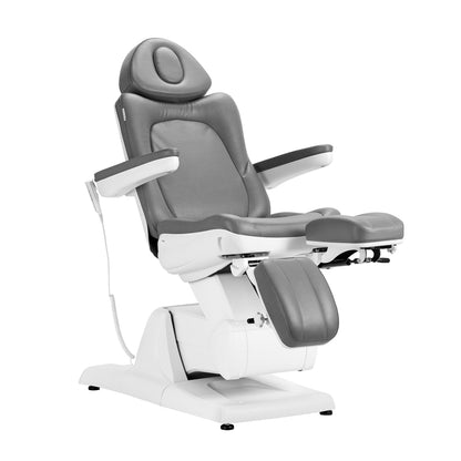 Elektrické kosmetické křeslo Azzurro 870S pedi 3 motory šedé