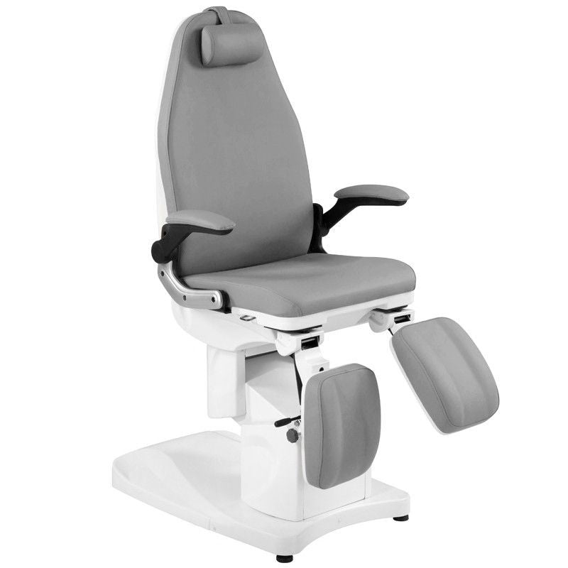 Elektrické podiatrické křeslo. Azzurro 709A 3 motory šedá