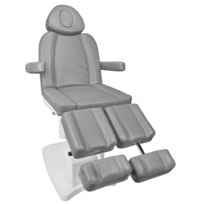 Elektrické kosmetické křeslo Azzurro 708AS pedi 3 motory šedé