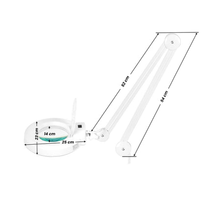 S4 LED lupa + stativ