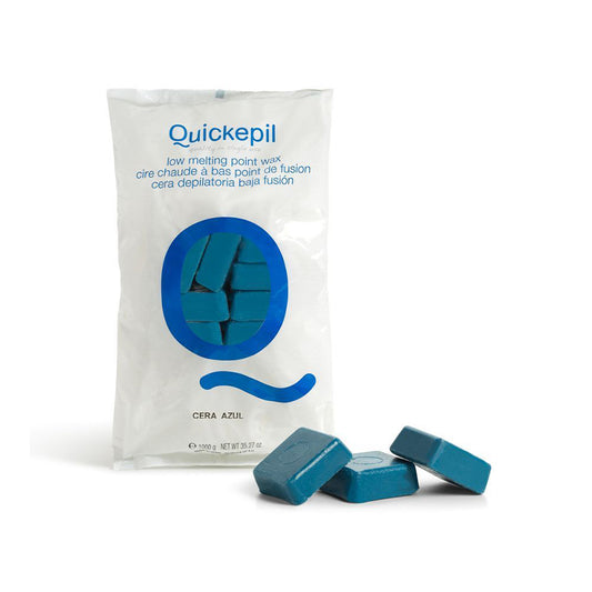 QUICKEPIL TVRDÝ VOSK BEZ PRUHÁKŮ NA DEPILACI 1 KG MODRÁ