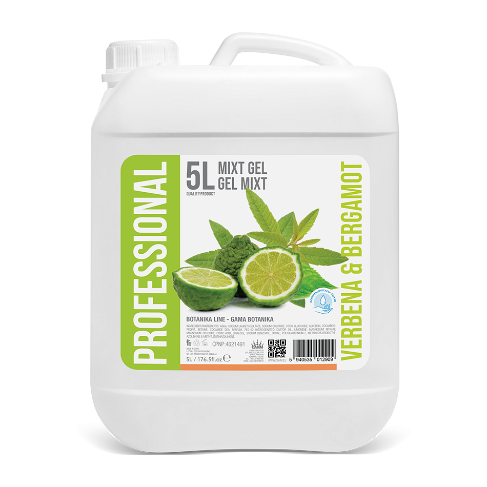 Botanika 2pack - Směsný gel Verbena a Bergamot, 5l kanystr - PROFESIONÁLNÍ